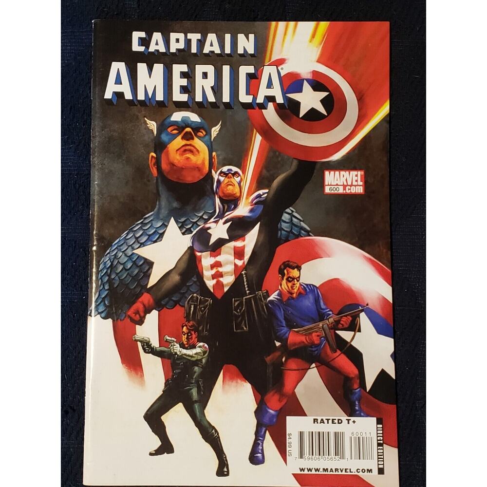 Captain America #600, 2009 Marvel Comics, Variant Cover B, G/VG